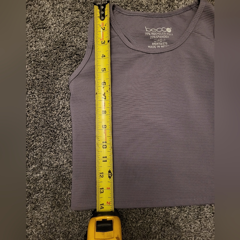 Becco Ribbed Sport Tank - Picture 4 of 5